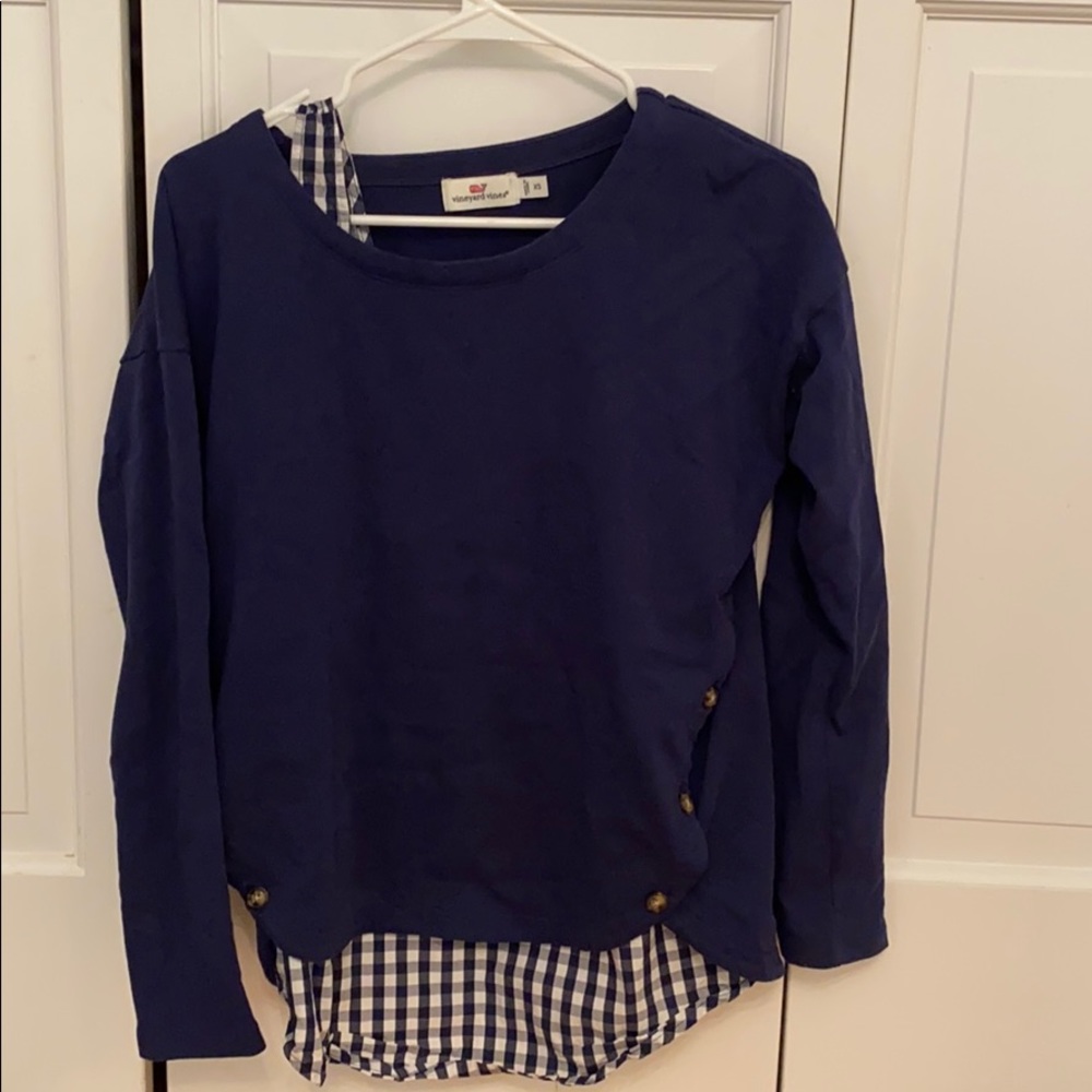 Navy sweater